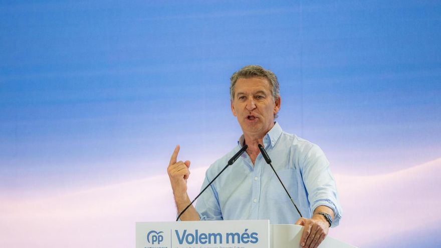El líder del PP, Alberto Núñez Feijóo.