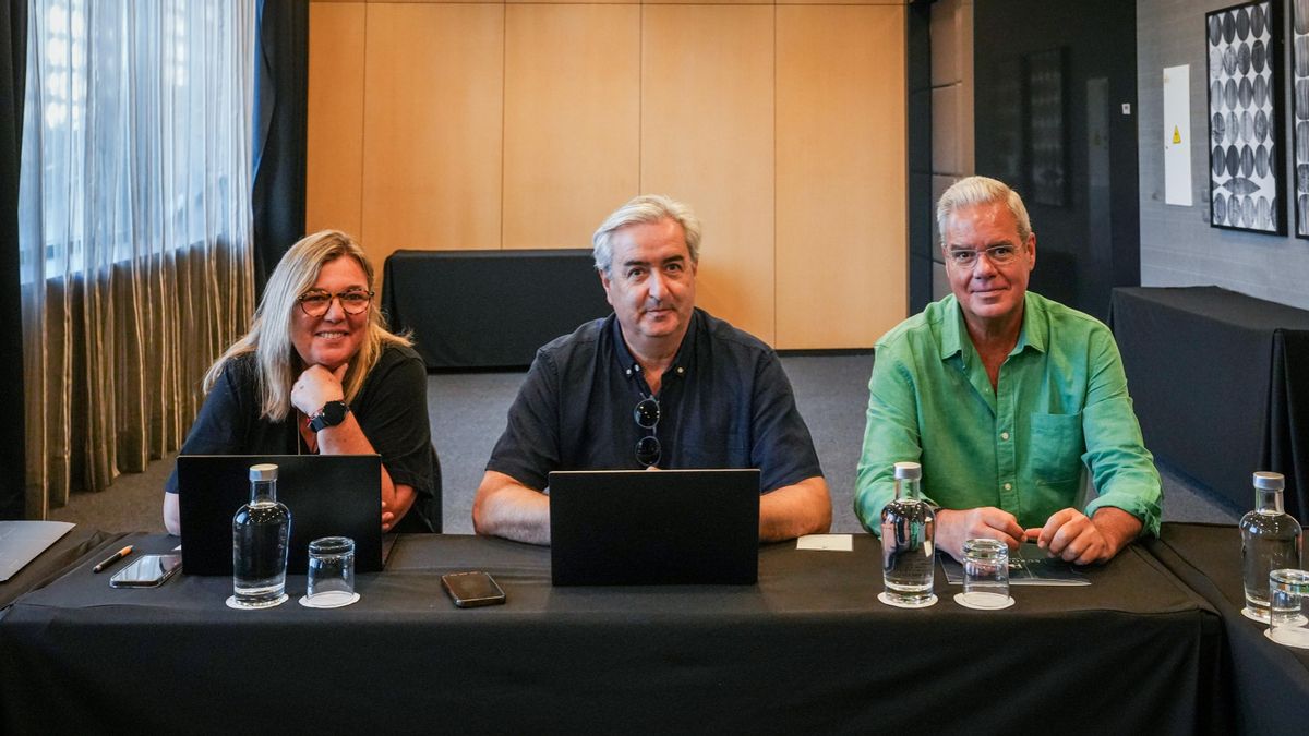 Sara Lozano, Antonio Caño y Juan María Pérez