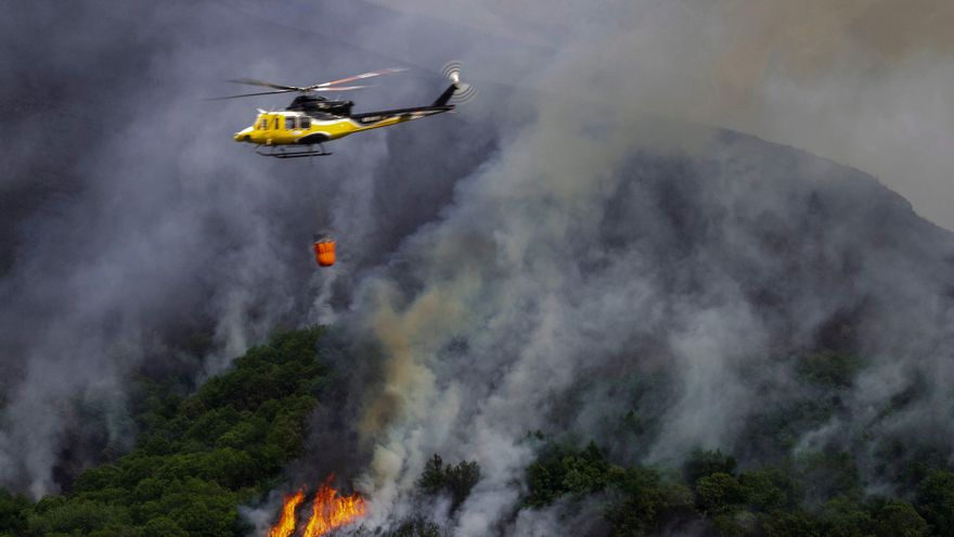 Un incendio en Folgoso (Lugo) quema 70 hectáreas