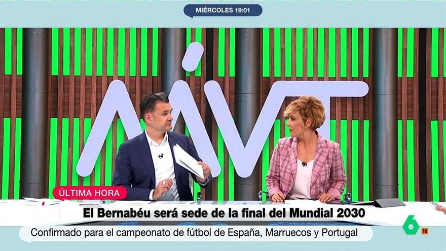 El cómico lapsus de Iñaki López, que descuadró a Cristina Pardo con un corte imprevisto: "A mí me vas a matar un día"