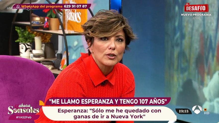 Sonsoles Ónega, sorprendida por varias loas a Franco en plena entrevista: "Se está metiendo en un jardín"