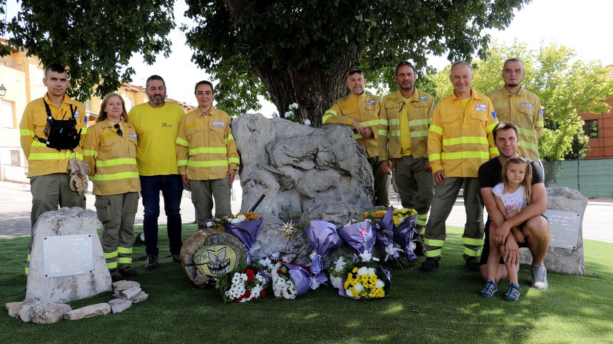 Homenaje en Cogolludo a los once fallecidos en el incendio de La Riba de Saelices.