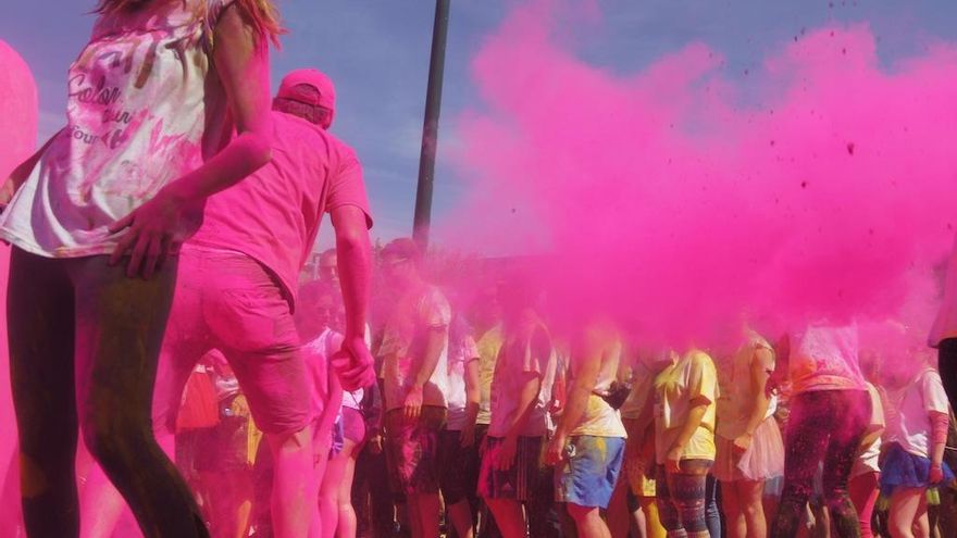 Carrera Color Tour 2016 de León.