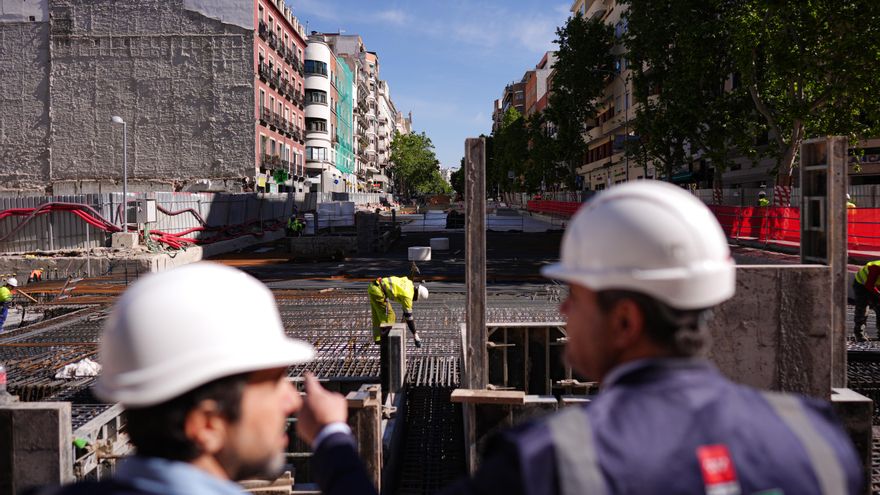 Fin al corte total al tráfico por obras de Metro en el paseo de las Delicias, que reabre a finales de mayo