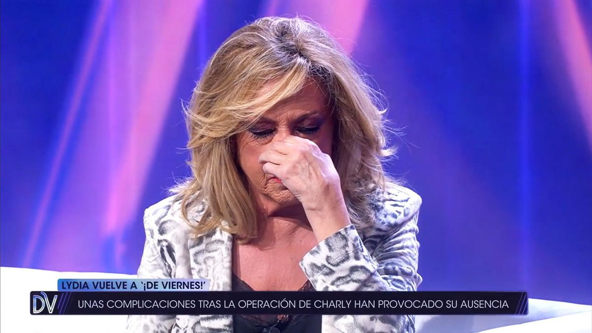 Lydia Lozano, emocionada en 'De Viernes'