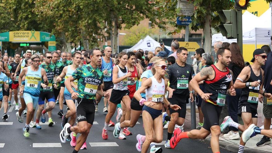 La marea verde contra la ELA vuelve a batir récord de participación en la Carrera Solidaria de la Fundación Eurocaja Rural