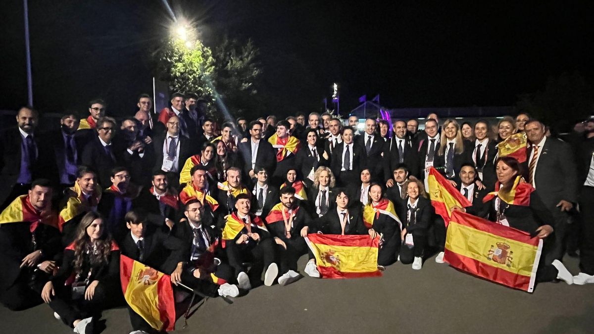 Delegación española en el EuroSkills de Herning (Dinamarca)