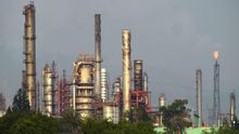 Vista general de la refinería Miguel Hidalgo, de Petróleos Mexicanos (Pemex), en la ciudad de Tula, en el estado de Hidalgo (México).