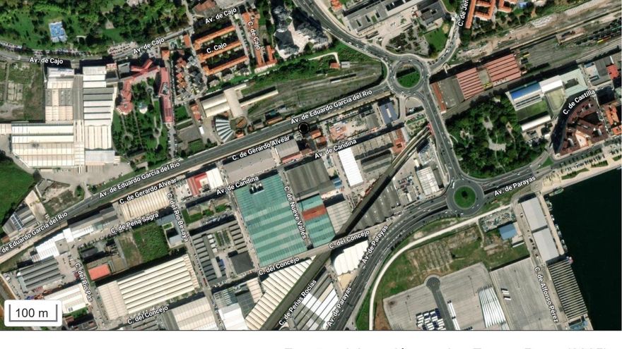 Una persona herida por inhalación de humo en el incendio de un piso en la calle Gerardo de Alvear de Santander