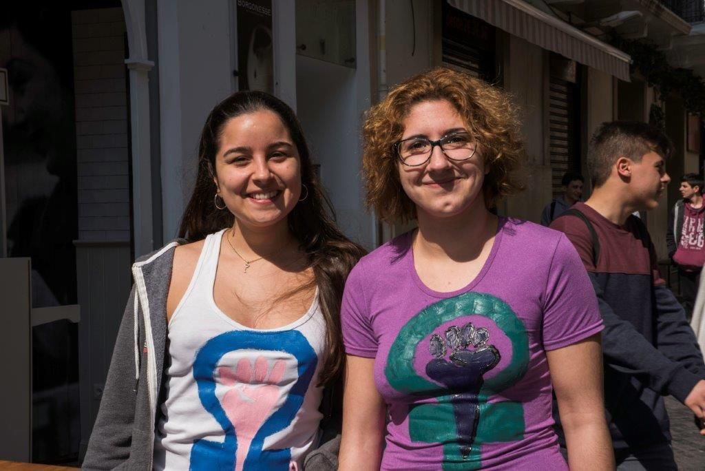 Manifestación del 8M en la plaza de Belluga / CARLOS TRENOR