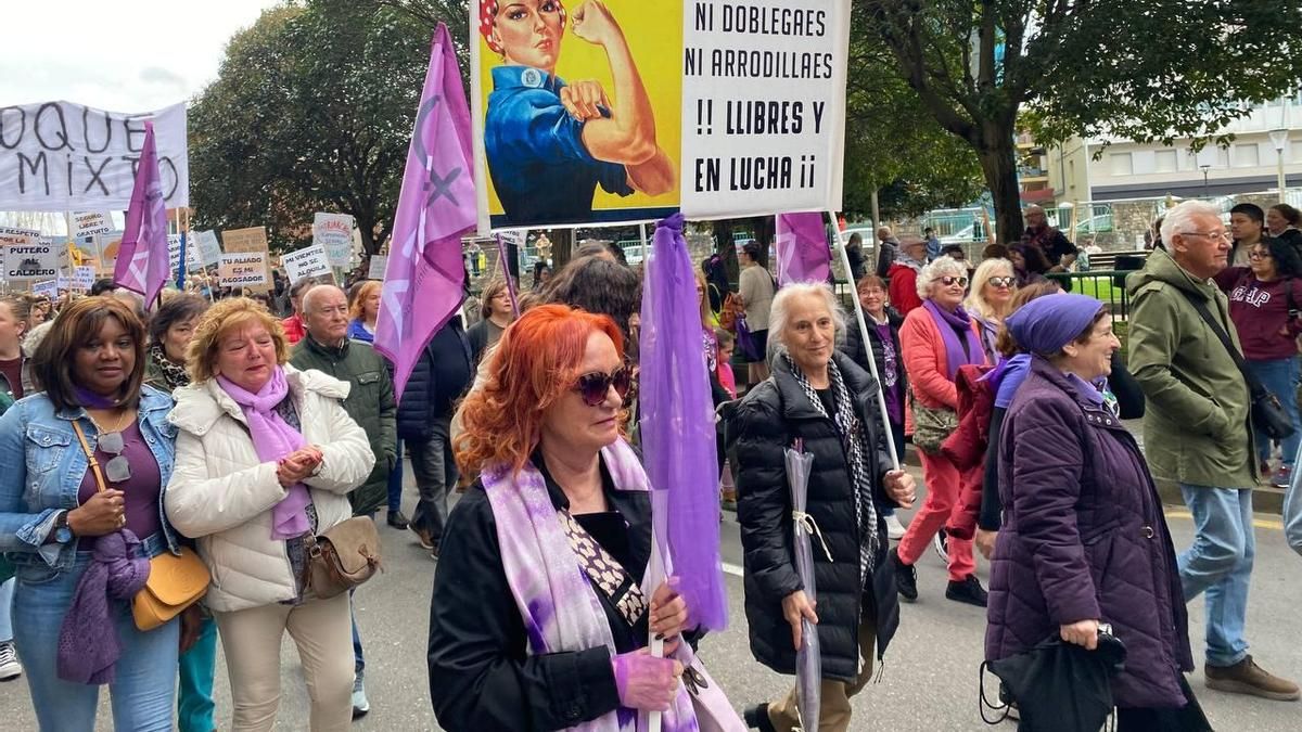 Manifestación del 8M en Gijón.