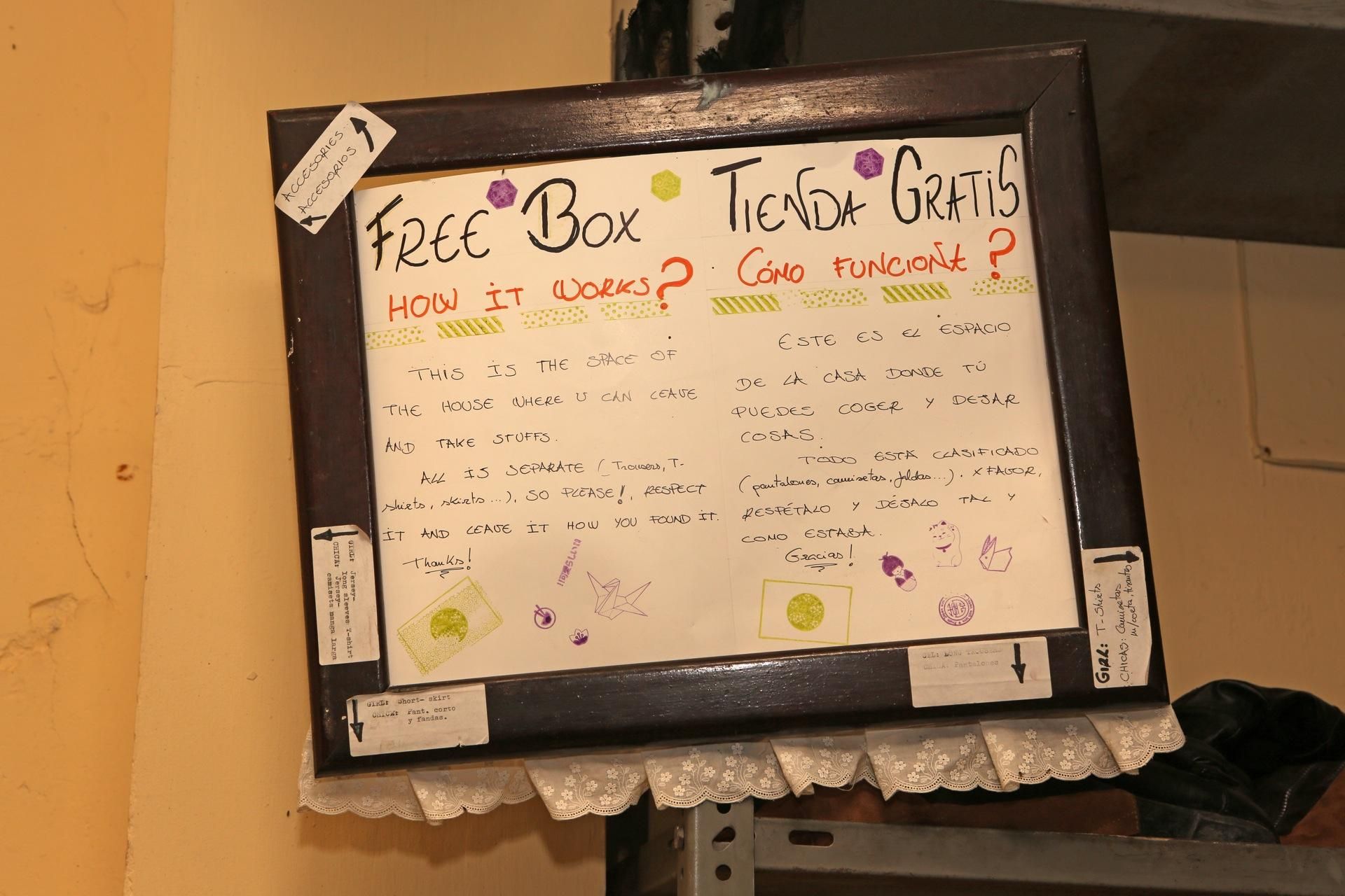 Normas en el Centro Social La Bicicleta (ALEJANDRO RAMOS)