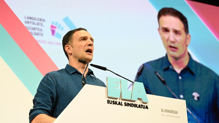 Mitxel Lakuntza, reelegido líder de ELA: "¿Dónde está escrito que no podamos influir en la política?"