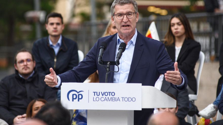 Feijóo pide el voto en Catalunya contra "la inmigración ilegal": "Ocupan nuestros domicilios"