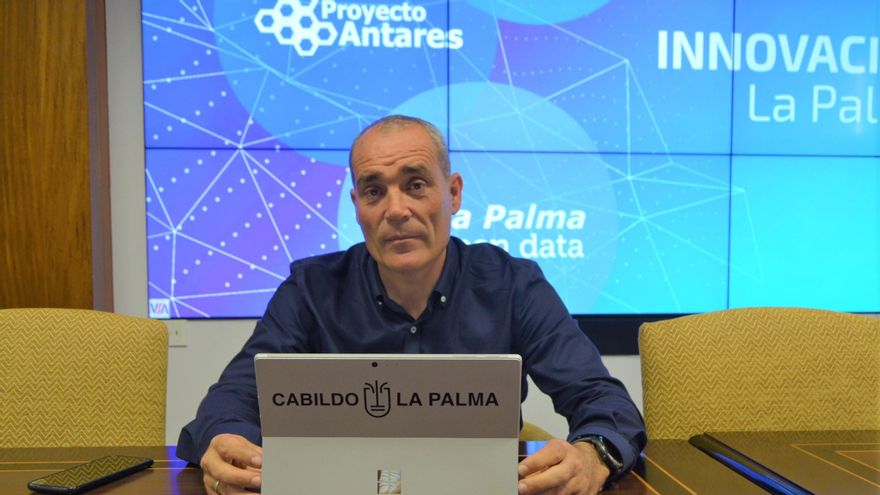 Gonzalo Pascual, consejero de Innovación y Nuevas Tecnologías y Ordenación del Territorio del Cabildo de La Palma.