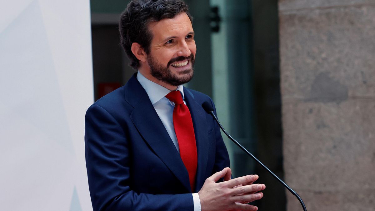 El presidente del PP, Pablo Casado.
