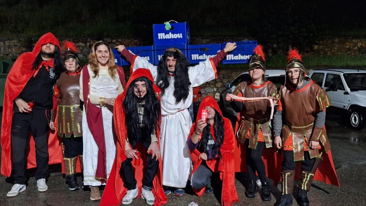 Procesión de Genarín en Moreda.