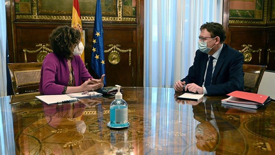 La ministra Montero se compromete con Ximo Puig a acelerar los mecanismos de compensación a las comunidades infrafinanciadas como la valenciana