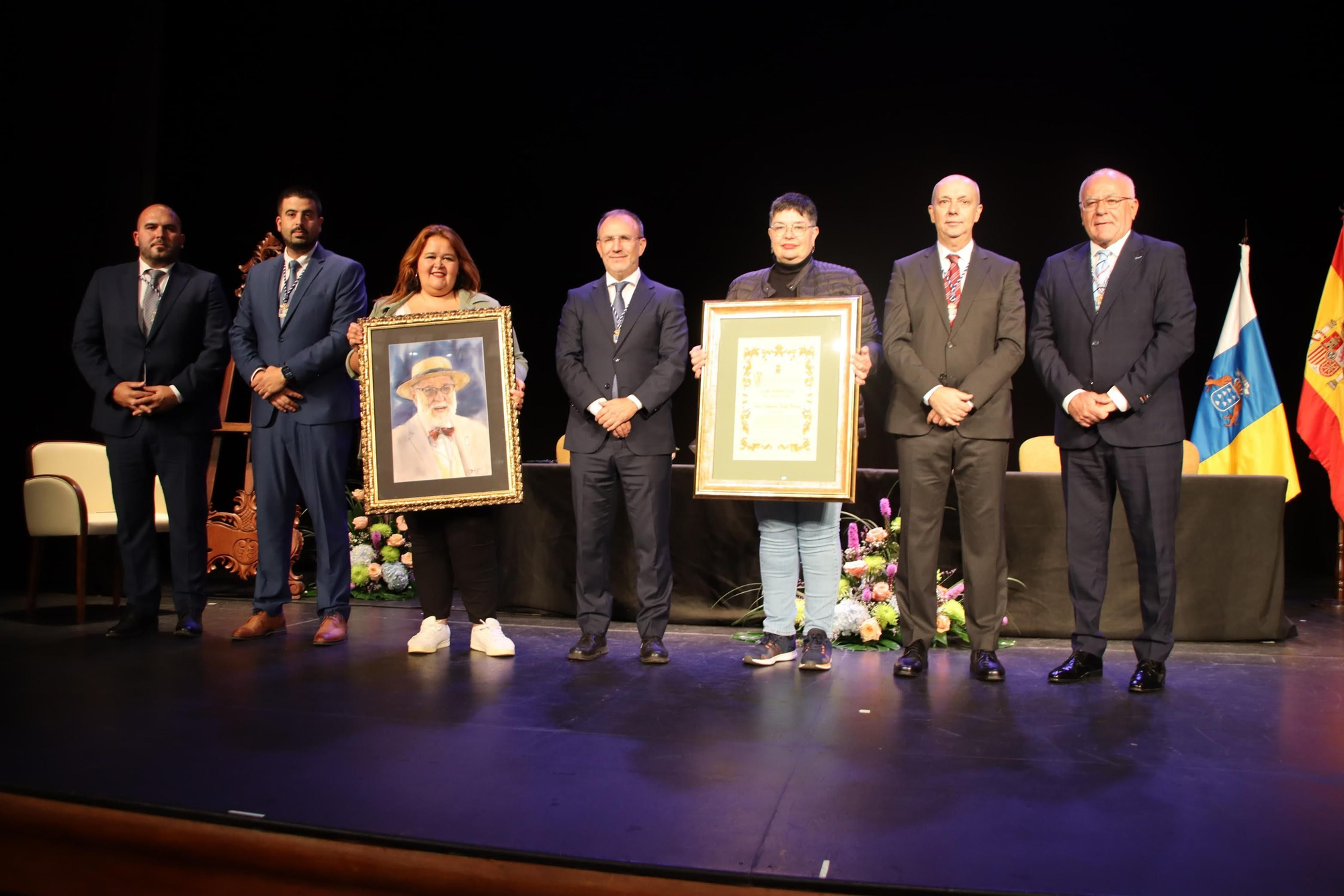 Acto de la entrega de Hijo Adoptivo de La Palma a Antonio Abdo.