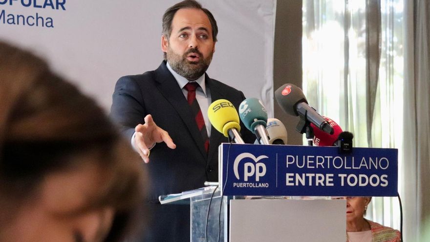 Paco Núñez, "perplejo" porque Page pida el voto para Teresa Ribera, que quiere "prohibir los toros y la caza"