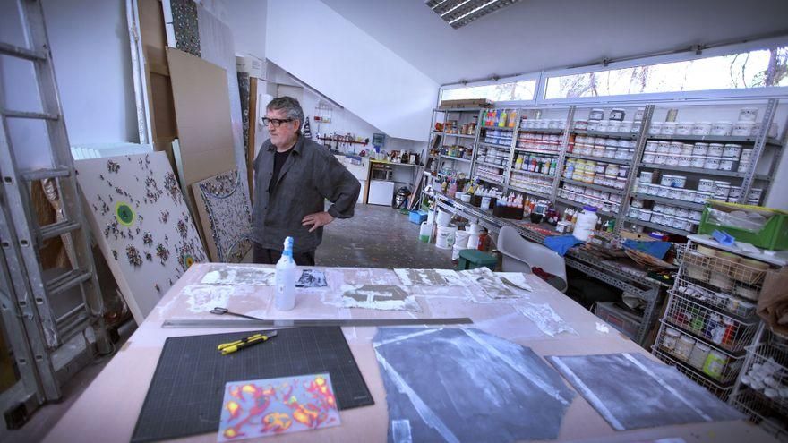 El artista valenciano Juan Genovés.