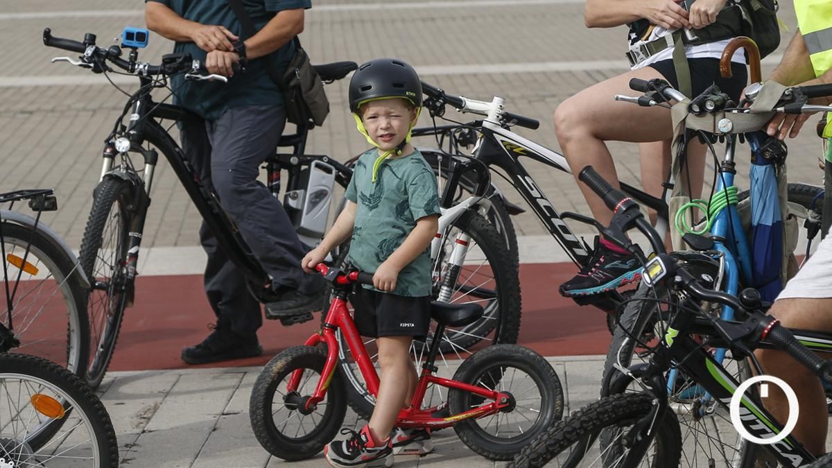 Manifestación de la Plataforma Carril Bici por una movilidad, saludable, segura y sostenible