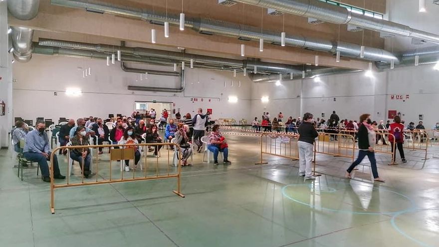Vacunación contra la covid en el área de salud de Mérida