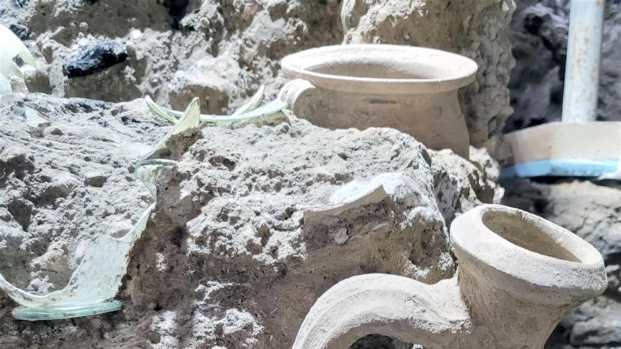 Descubren apartamentos de la "clase media" en Pompeya con armarios repletos