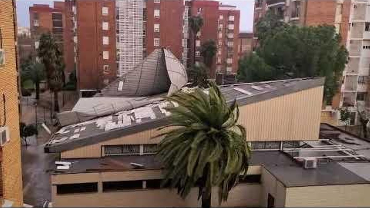 Efectos de la borrasca Kristin en Córdoba