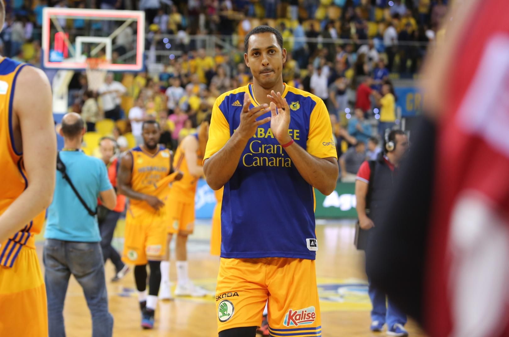 Imágenes del encuentro entre el Herbalife Gran Canaria y el Tecnyconta Zaragoza. Alejandro Ramos.