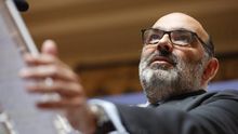 El presidente de Indra, Fernando Abril-Martorell.