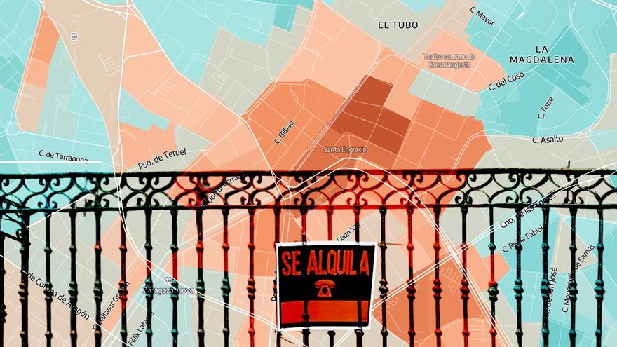 Una década de subidas sin tregua del alquiler: el mapa de cómo se han disparado los precios, calle a calle