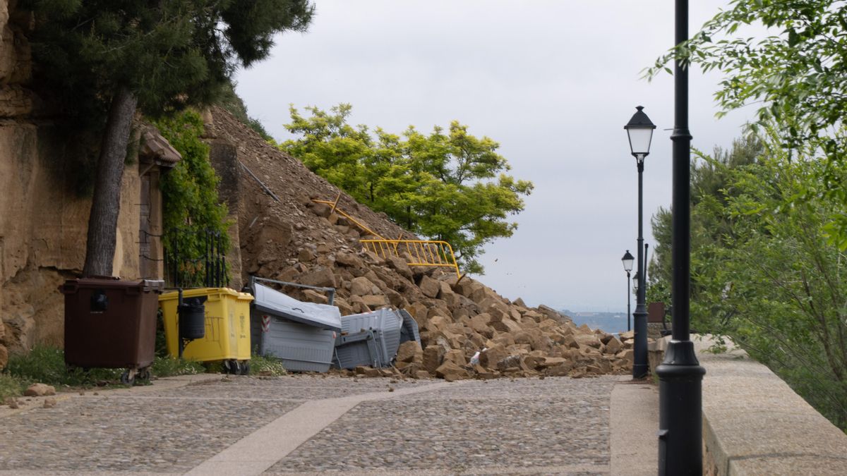 Derrumbe en San Vicente de la Sonsierra