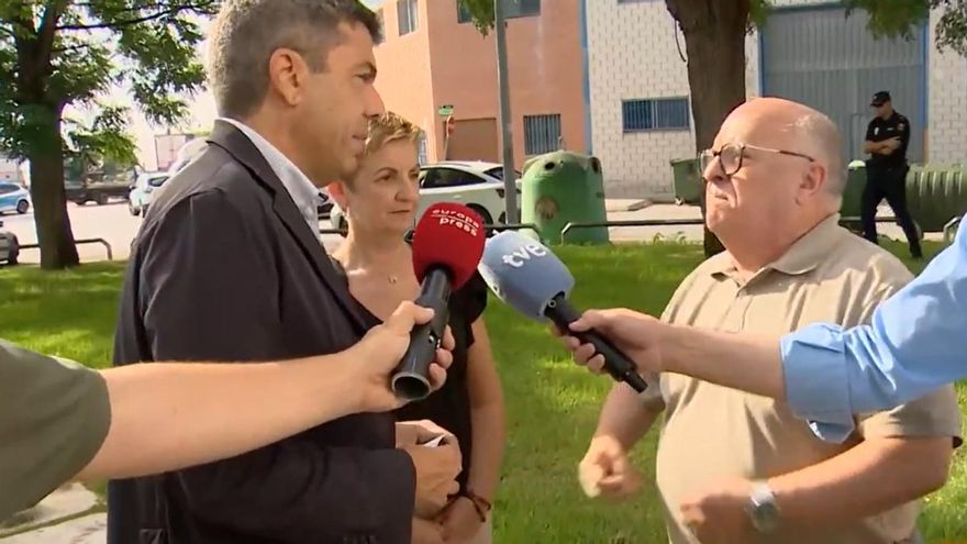 Un afectado por la dana, a Mazón: "¡No estabas en tu sitio, no me jodas Carlos, ha muerto mucha gente!"