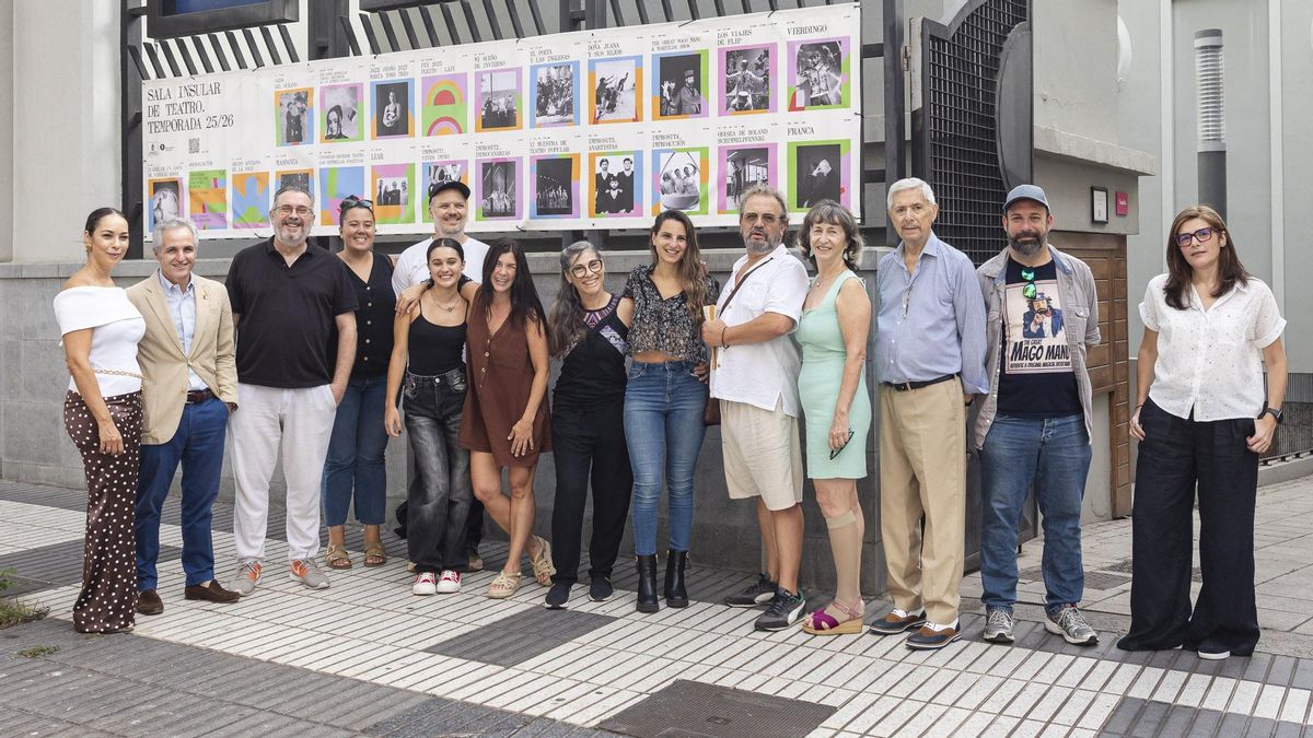 Rueda de prensa de la presentación de la nueva programación de la Sala Insular de Teatro.