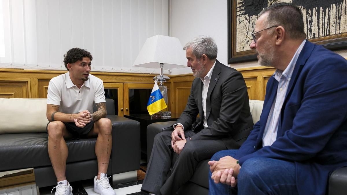Yéremy Pino se marca como nuevo reto ganar la Liga de Campeones