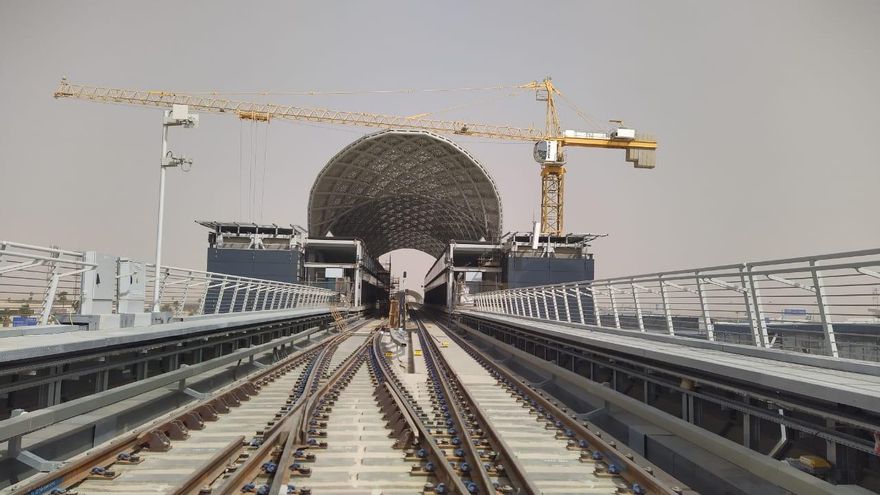 El metro de Riad en Arabia Saudí.