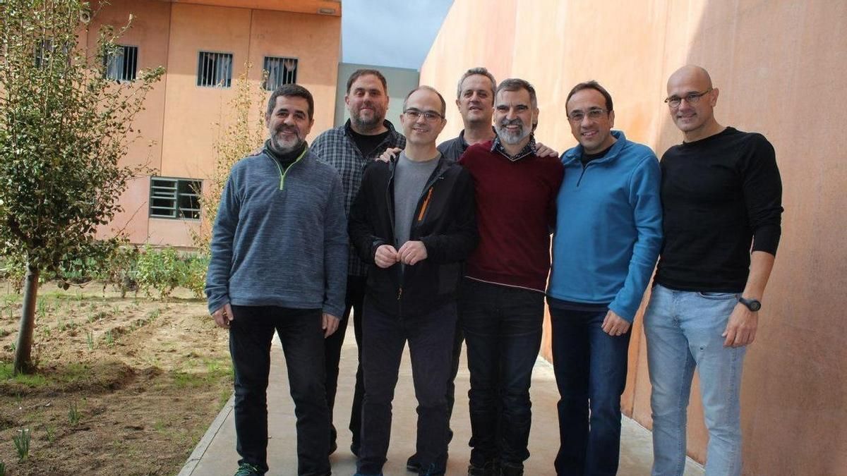 Fotografía de los presos en Lledoners