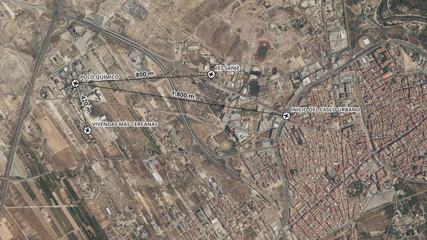 Ubicación del polo químico