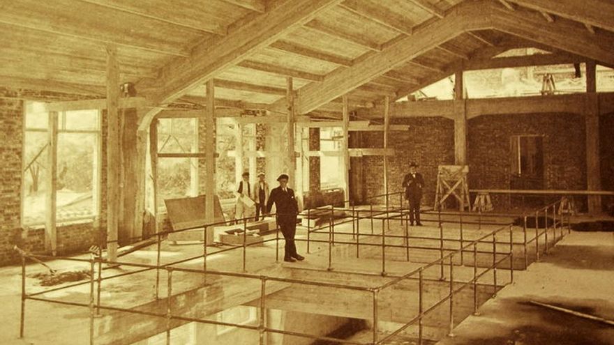 Imagen de la serrería en El Paular