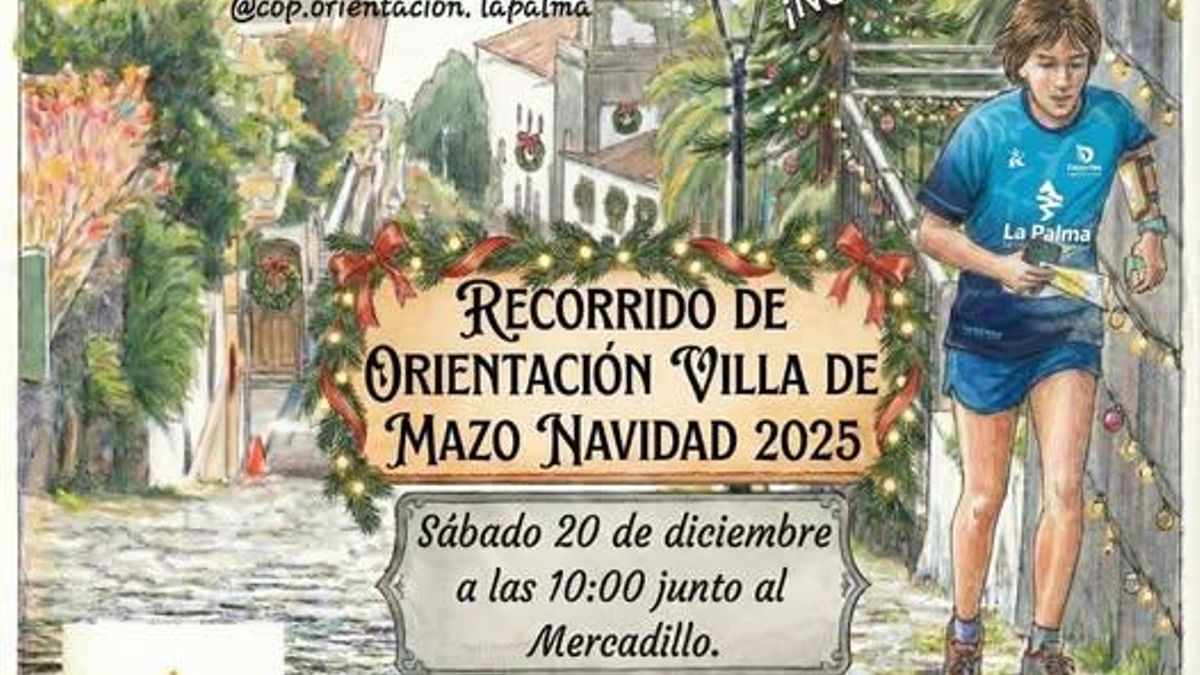 Villa de Mazo organiza un recorrido de orientación urbano para disfrutar la Navidad en familia