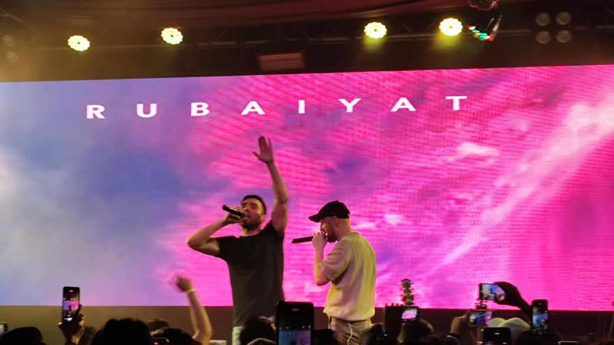 Bogotá se rinde en un "instante eterno" a los raperos zaragozanos Sharif y Rafael Lechowski