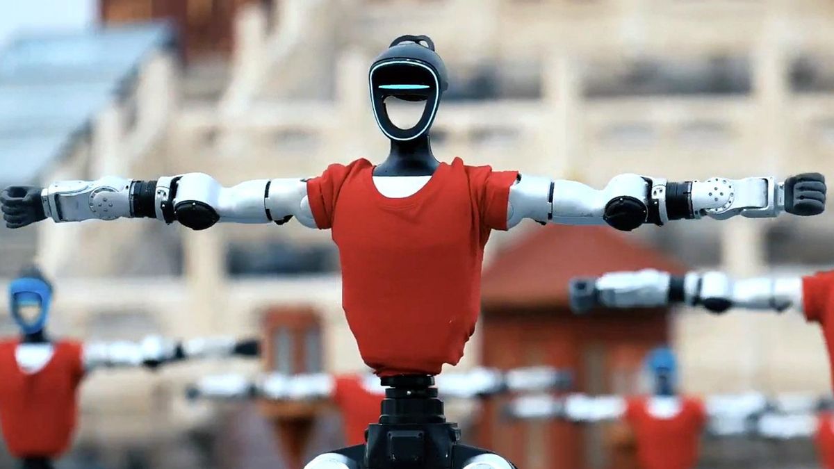 Robots humanoides de la empresa china Unitree, una de las líderes del sector.