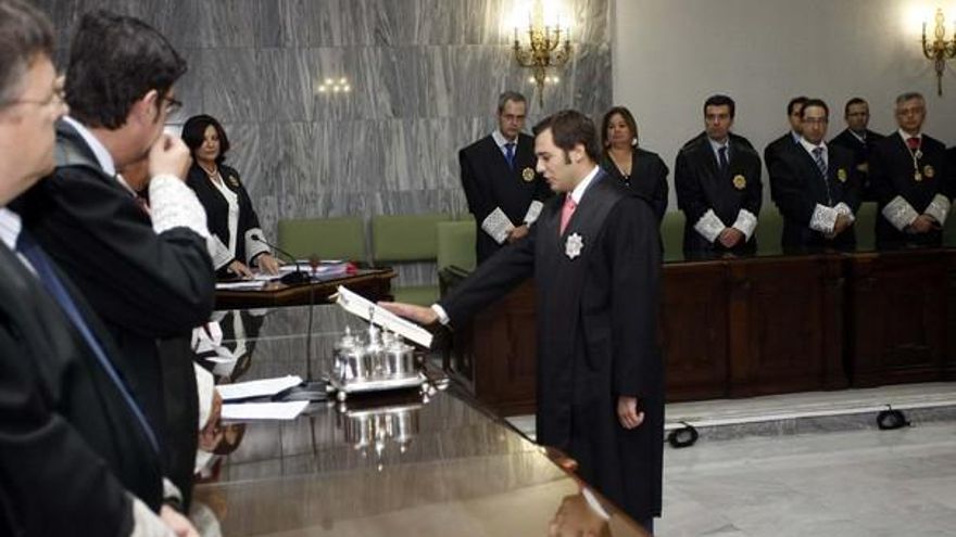 Jura de jueces en el Tribunal Superior de Justicia de Canarias. (Archivo).