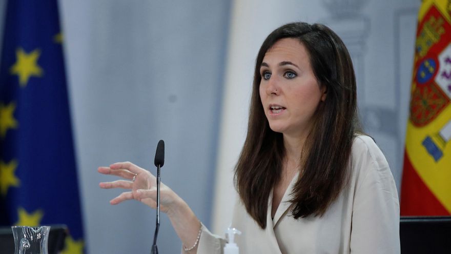La ministra de Derechos Sociales y Agenda 2030, Ione Belarra en una imagen de archivo en el palacio de La Moncloa. EFE/ Juan Carlos Hidalgo