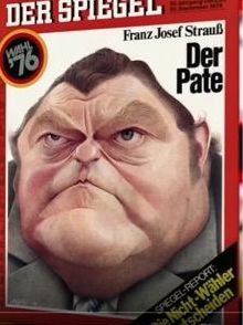 Portada de Strauss como 'El Padrino' mafioso