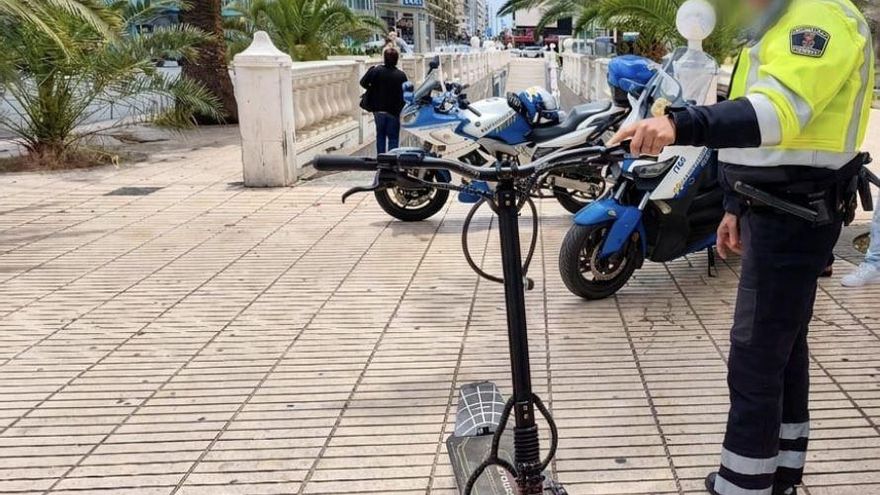 ‘Cóctel’ de infracciones de patinetes eléctricos en Las Palmas de Gran Canaria