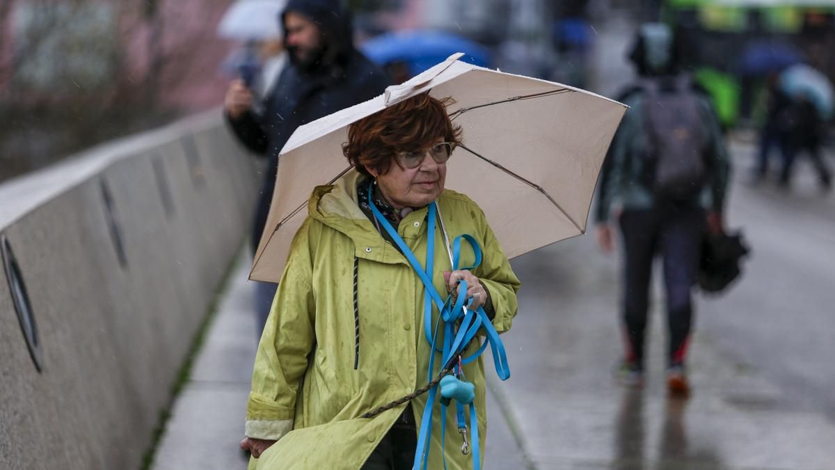 Alerta por lluvia y viento