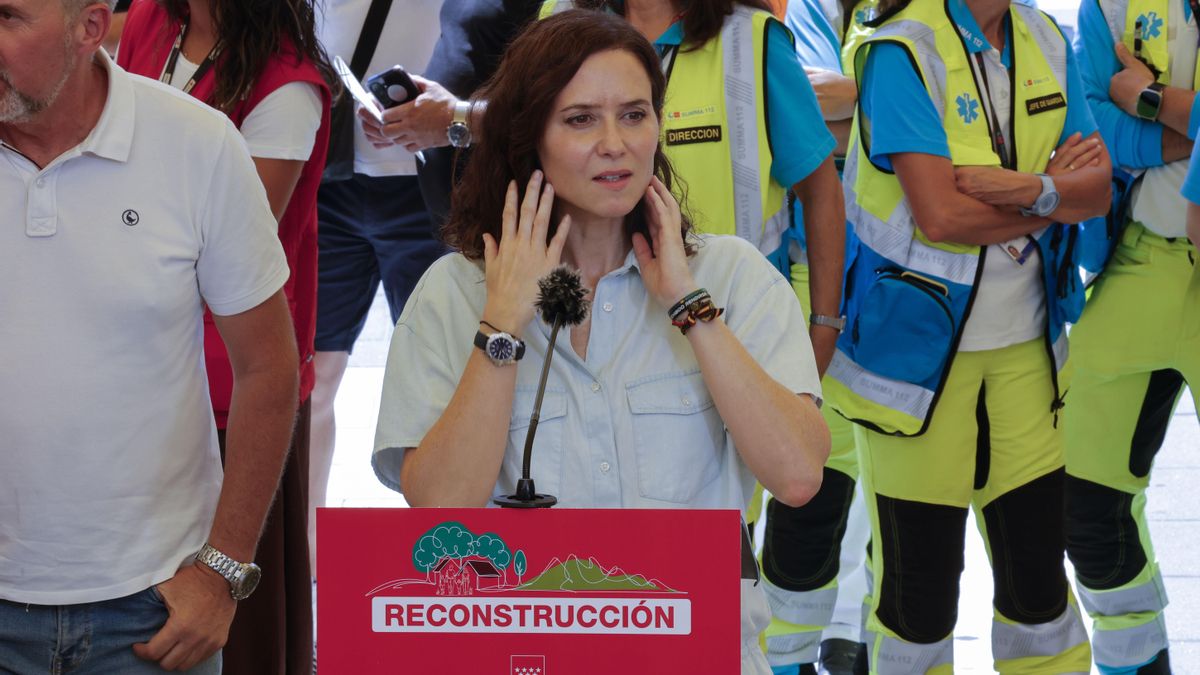 La presidenta de la Comunidad de Madrid, Isabel Díaz Ayuso. EFE/ Víctor Lerena