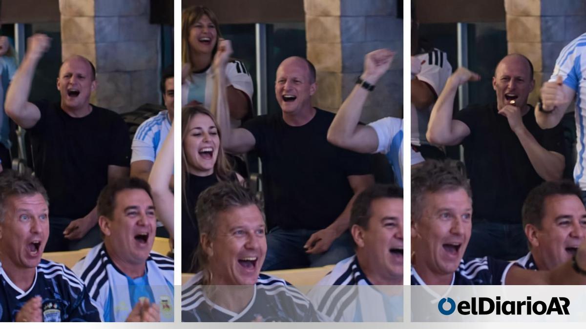 Insaurralde miró el partido de Argentina contra Suiza junto al hermano de un juez que intervino en el "Yategate